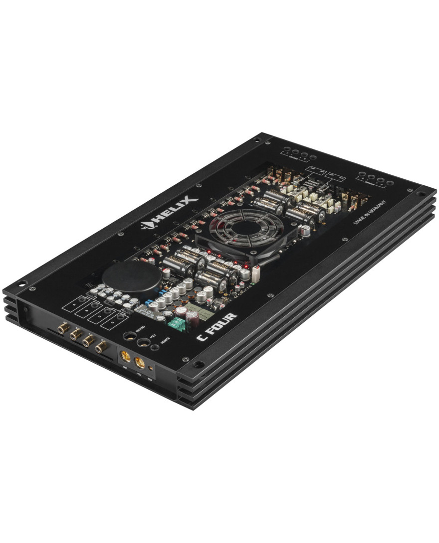 HELIX C FOUR 4 CHANNEL HIGH END AMPLIFIER WITH INTEGRATED, ACTIVE CROSSOVER